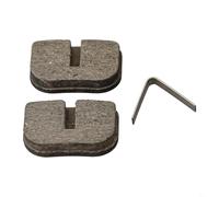 HpLive 1 Pair Bicycle Disc Brake Pads Disc Brake Resin Semi-Metal for Pocket Bike for ATV 27.4 x 18.4 x 5.9 mm Black