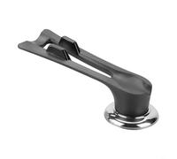 HpLive 1 Piece Pot Lid Handle Made of Heat Resistant Bakelite with Space for Spatula and Spoon Handle, Compatible with Various Pots and Pans (Black)