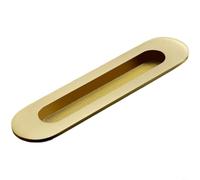 HpLive 1 Set Invisible Door Knobs Drawer Levers Solid Brass Construction Seamless Install Comfortable Hold For Wardrobe Cupboard Office(A)