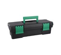HpLive 1 x Tool Box 10 Inch Plastic PP with ABS Clasp and Comfort Handle, Robust Storage Box for Carpenters and Electrical Repairs