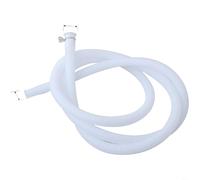 HpLive 2 m PVC Air Conditioning Drain Hose Extension Pipe for Standard Air Conditioners, Robust and Waterproof, White, Reinforced Design, Heat