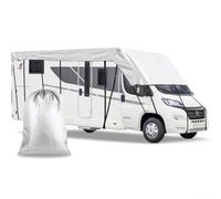 HpLive 210D Oxford Motorhome Cover Waterproof Dustproof UV Protection for Caravans and Campers, Grey, 5-8.5 m (6.5 m x 3 m)