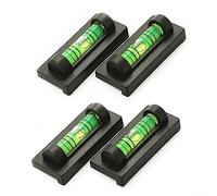 HpLive 4 Pieces Magnetic Mini Spirit Level Liquid Level Indicator Mini Spirit Level for Daily Leveling