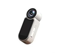 HpLive 4K Action Camera Wearable for Mini Body Cam with Magnetic Holder and Loop Recording, 10 x 13 x 3 cm Compact Sports Camera for Everyday and Work, ABS Housing Black (White)