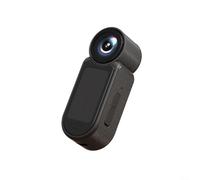 HpLive 4K Action Camera Wearable for Mini Body Cam with Magnetic Holder and Loop Recording, 10 x 13 x 3 cm Compact Sports Camera for Everyday and Work, ABS Housing Black