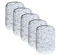 HpLive 5PCS Soap Saver Pads for Bar Soap - Self Draining Shower Soap Holder Tray Non-Slip Sponge Rack to Extend Soap Life, Adjustable PVC Bath Sink Organizer, Grey White Beige(White)