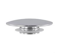 HpLive 66 mm Pop-Up Plug, Silver Chrome-Plated Metal Basin Waste Up Sink Cap Click Clack Push Button
