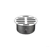 HpLive 75 mm Round Floor Drain Stainless Steel Anti-Lock Floor Drain for Outdoor Roof, Plug-in Floor Drain with Large Displacement for Garden Outdoor Patio
