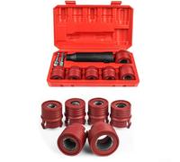 HpLive 9pcs Wheel Bolt Cleaner, Car Wheel Bolt Cleaner Tool Screw Nuts Rust Removal Brush Cleaning 12-28 mm