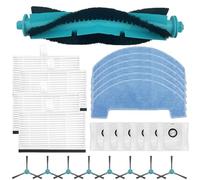 HpLive Accessory Set for Conga 2499 and Ultra Home Advanced Vacuum Cleaner with Main Brush Side Brushes Filter Mop Cloths Dust Bag (B)