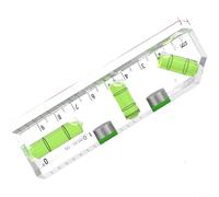 HpLive Acrylic Spirit Level, Spirit Level for Small, Magnetic Level, Angle Gauge for Precise Horizontal and Vertical Alignment with Strong Magnet and Scratch-Resistant Acrylic Construction