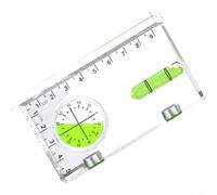 HpLive Acrylic Spirit Level, Spirit Level for Small, Magnetic Level, Angle Gauge for Precise Horizontal and Vertical Alignment with Strong Magnet and Scratch-Resistant Acrylic Construction