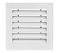 HpLive Aluminium Ventilation Grille, Air Conditioning Blind, Outdoor Wall Rain Protection Gate, Interior Air Quality and Fan, Animal Repellent Design, Weatherproof Construction, 150 x 150 mm (400 x