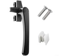 HpLive Aluminum Casement Window Handle 38mm Left Right Fit(D) | 304 stainless steel, rust resistant, 38mm type A fit, silver finish, indoor outdoor use