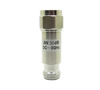 HpLive Attenuator, for MINI RF Coaxial Attenuator 2 W 1 dB 40 dB N-type Connector DC 3.0 GHz 50 Ohms (30 dB)