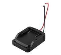 HpLive Battery Adapter, Battery Connector, DIY Cable Output, Precise Tool Accessories for 18 V Li-Ion, Robust 12AWG Cable, Black Housing, Compatible with Metabo 625367000, 625368000, 321000480
