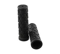 HpLive Bicycle Handlebar Grips Made of Soft Rubber 22 mm Non-Slip Shock Absorbing Comfortable for MTB Road Bike City Bike Length 102 mm Pair Black or Transparent (Black)