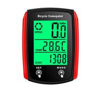HpLive Bike Computer,Wired GPS Cycling computer with IP67 Waterproof, LCD Speedometer Odometer Automatic Cycling Accessories Realtime Speed Track English