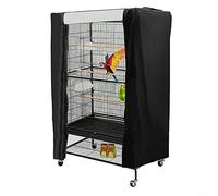 HpLive Bird Cage Cover, 210D Oxford Fabric, Blackout Bird Cage Cover, Washable Bird Cage Cover (80 x 54 x 120 cm)