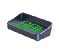 HpLive Car Head Up HD Display GPS wireless speedometer KMH Digital HUD Windshield Projector with Auto Sensing Brightness(KM/H)