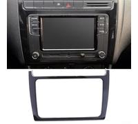 HpLive Car Radio Fascia Panel 2 DIN Mounting Frame Radio Faceplate for MK5 2014-2017, Vehicle Stereo Radio Fascia Panel Trim (Light Black)