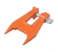 HpLive Chainsaws Blade Tensioner and File Block Made of Robust Manganese Steel for Precise Fixing and Sharpening of the Saw Chain, Portable Chain Sharpener (Orange)