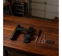 HpLive Combination Gate Lock for Shed Garage Secure | Solid zinc alloy, multi-layer black coating, rust for proof, indoor outdoor use, build