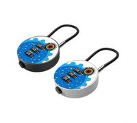 HpLive Combination Lock 3 Digit Lock with Combination Code, Weatherproof Design with Easy to Read Numbers, Compact Size 50 x 35 x 15 mm (C)