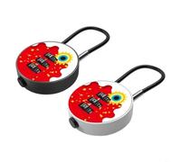 HpLive Combination Lock 3 Digit Lock with Combination Code, Weatherproof Design with Easy to Read Numbers, Compact Size 50 x 35 x 15 mm (G)