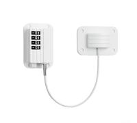 HpLive Combination Lock for Fridge 4-Digit Password Reset(White)