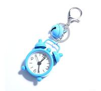 HpLive Compact and Stylish Mini Alarm Clock Keychain for Personal Use, Made from Sturdy Alloy Material (Blue)