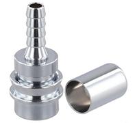 HpLive Cuba Submersible Regulator Low Pressure Hose Adapter with Socket, Compatible with K Valves and Most Charge or Outlet Valves, Silver