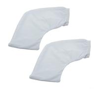 HpLive Denser Nylon Filter Bag for AIPER Pilot H1 Vacuum Cleaner, 180 Fine-Pored Reusable, Lightweight 20 g, Easy Installation, Compatible with Surface and Underground Pools, White (2 Pieces)