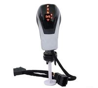 HpLive Electronic Gear Shift Knob with LED Light for Golf MK6 MK7 for Passat B7 B8 for Tiguan MK2 for Skoda for Octavia for Seat (White-Red Light)