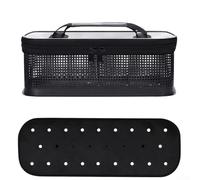 HpLive Fishing Lure Storage Bag Portable Mesh Design with Ample Space for Baits (B 10 * 28cm)