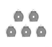 HpLive Fishing Reels Replacement Part Stainless Steel Sound Click Holder with Spring Release Compatible with Bearking, Silver 20.3 x 20.2 mm, 1/5 Pieces, Fishing Reels Replacement Parts (4)