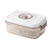 HpLive Food Storage Containers, Vacuum Container Made of Transparent ABS with Large Capacity, Airtight Sealable Food Storage Container (1.2 L)