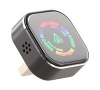 HpLive For CarPlay Wireless Adapter Made of Metal and Glass, Wireless Adapter with 5.3 and Dual Band 2.4G/5.8G for Android Car (A)