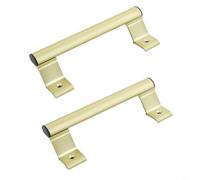 HpLive Handle for Sliding Doors, Aluminium Alloy Handle, Glass Door Handle, Balcony Door Fitting, Ergonomic Design, High Temperature Coated, 200 mm Length, for Wooden and Glass Doors, (for Champagne
