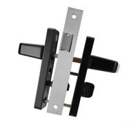 HpLive Heavy Duty Brass Door Handle Set Matte Black Finish(Without Handle)
