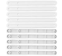 HpLive Heavy Duty Plastic Drawer Slides 10pcs 298mm Black(White-180mm)