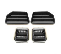 HpLive Inner Air Outlet Grille Rear Left Right Pack of 4 Plastic Direct Replacement Compatible with Ford Focus MK3 5 Door Hatchback 2011-2018 OE 1706175 1706176 BM51A280B63AB BM51A280B62AB