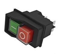 HpLive KJD17 Waterproof Push Button, 4 Pin Electromagnetic Switch, 120V/220V, 16A, for Garden Tools
