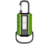 HpLive LED Keychain Torch, Rechargeable Camping Light, Portable Light for Hiking, 200 Metre Beam Distance, 4 Brightness Levels, 9.8 cm Small, USB Charging, Durable ABS + PC Housing