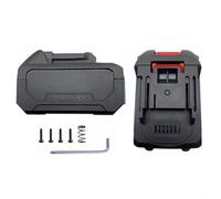 HpLive Lithium-Ion Battery Box 18 V/21 V with Robust Plastic Housing, Compatible with Rechargeable Power Tool Batteries and PCBA Holders, Compact Storage Box for Construction Site (A)