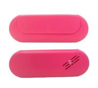 HpLive Magnetic Cosmetic Bag - Waterproof Silicone Beauty Organiser for Lipsticks Foundation Jewellery, Rose-red