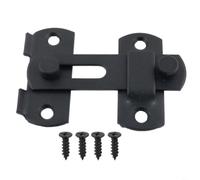 HpLive Matte Black Gate Latch Stainless Steel Flip Bolt