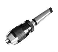 HpLive MT2/R8 Drill Chuck B10-B22 Self-Clamping Morse Cone Lathe CNC Drill Chuck Tool Holder (1-13 mm B16 MT2 Rod)