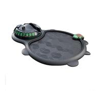 HpLive Multifunctional 3-in-1 Car Non-Slip Silicone Mat with 360° Rotating Mobile Phone Holder Made of PVC and ABS for Dashboard Storage of Keys, Glasses and Smartphone, Easy to Wash