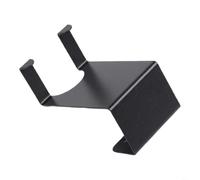 HpLive Over The Door Towel Hooks Carbon Steel 5.7cm | No drilling needed, hangs on glass doors, carbon steel build, black finish, 4-pack set